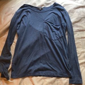 Blue Charlotte Russe long-Sleeve top